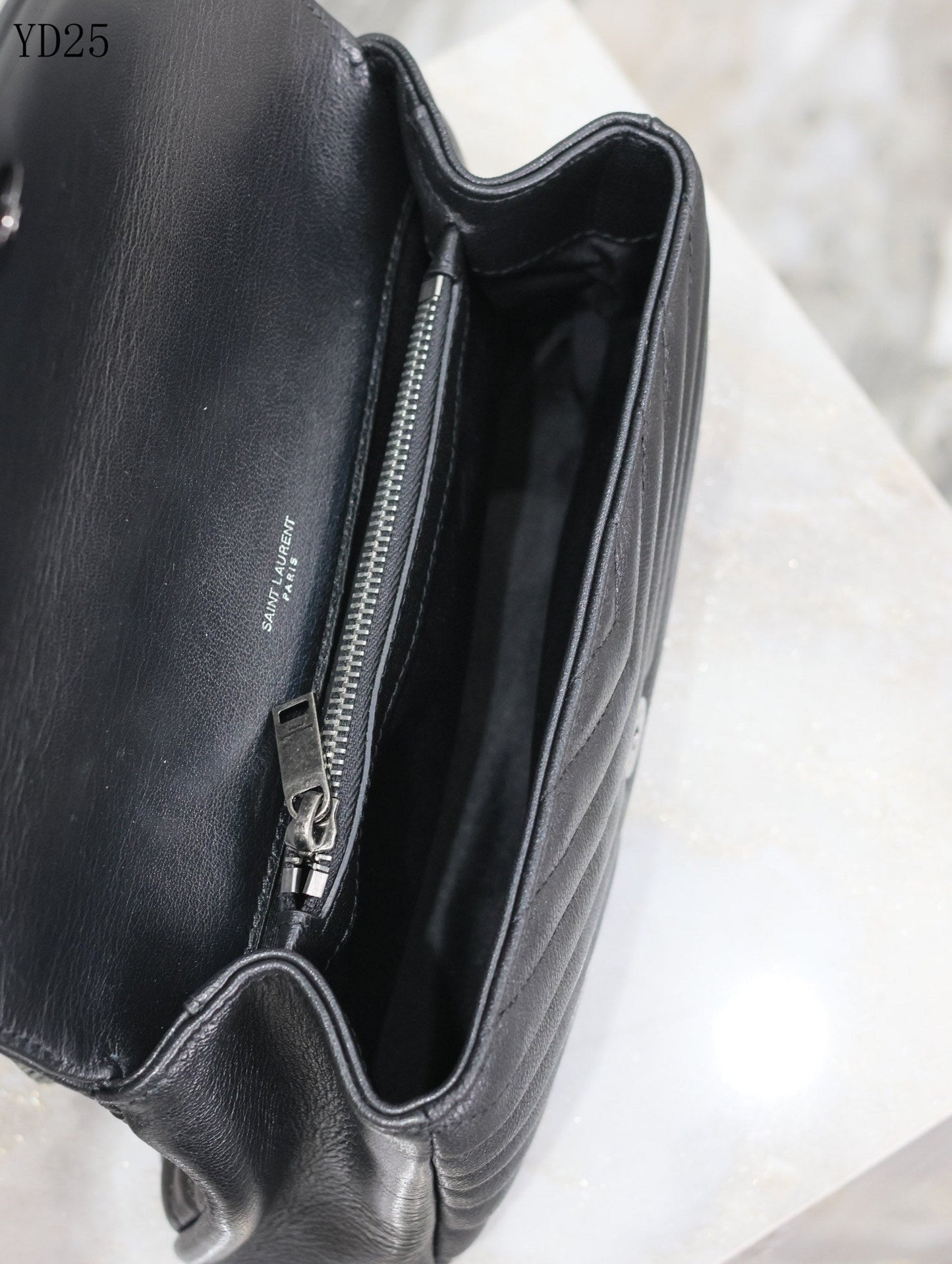 Quilted Leather Collage Bag