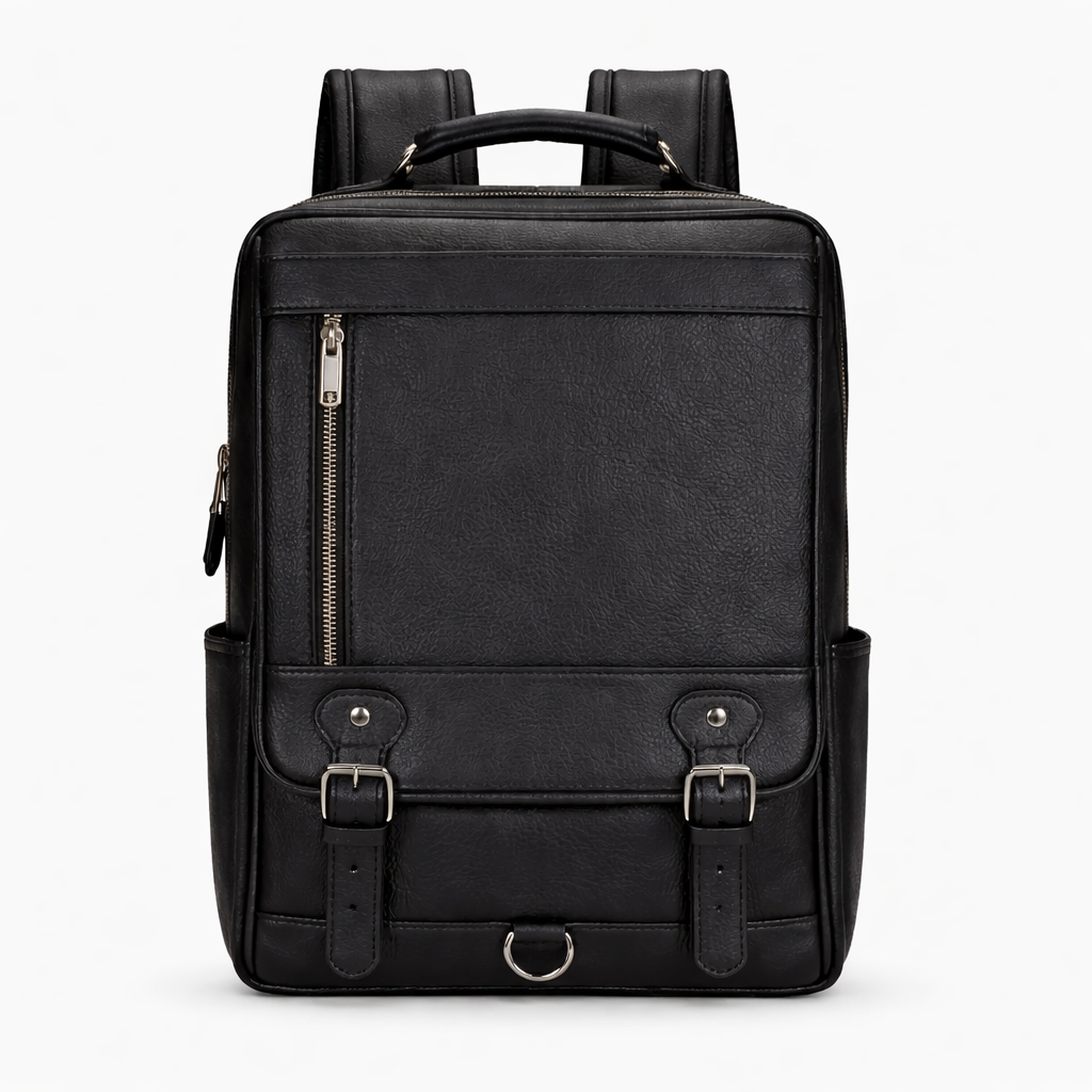 Men's Real Leather Backpack - Marlborough