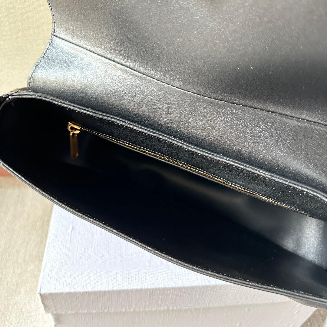 Polly Medium Soft Calfskin Leather Handbag