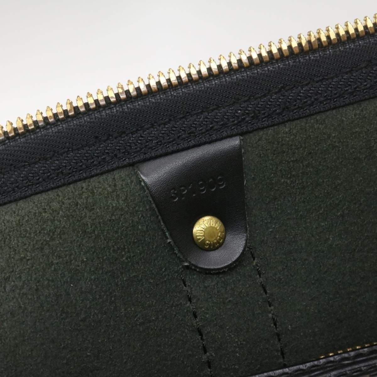Louis Vuitton Epi Keepall 55 Boston Bag Black