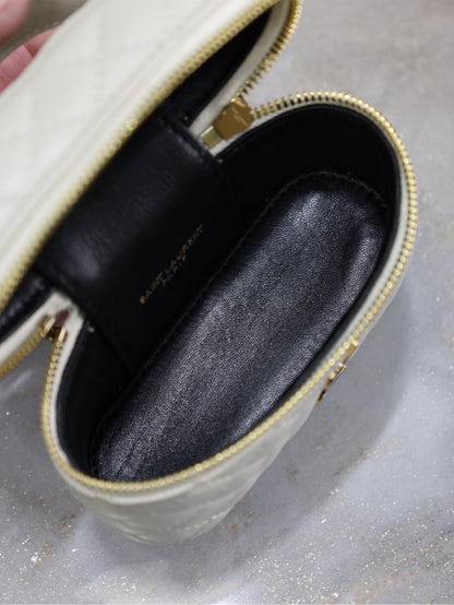 Vanity Quilted Leather Bag