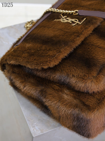 Niki Medium in Shearling Bag