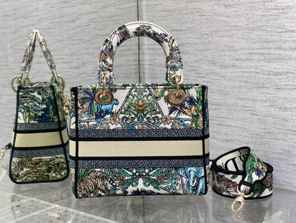 Embroidered Canvas Tote Bag