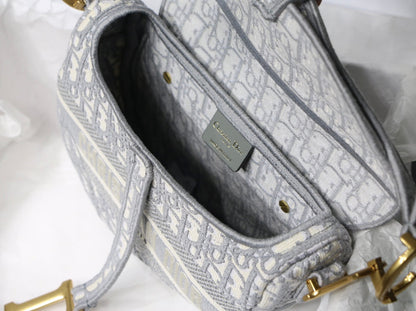 Saddle Oblique Canvas Bag