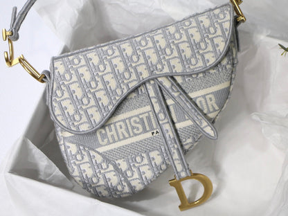 Saddle Oblique Canvas Bag