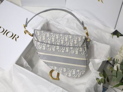 Saddle Oblique Canvas Bag