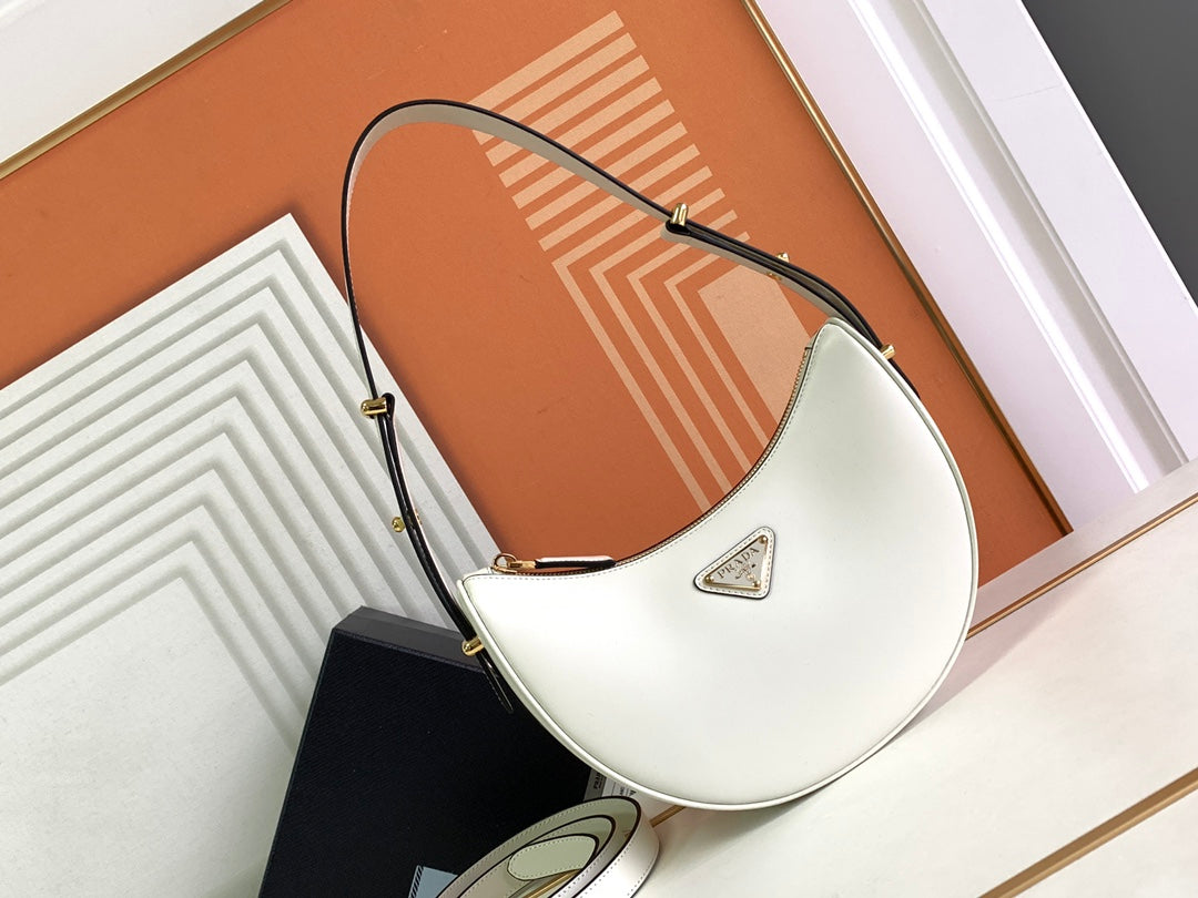 Moon-Style Dual Strap Shoulder Bag