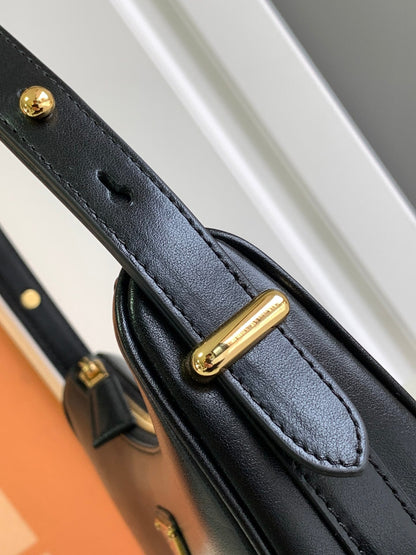 Moon-Style Dual Strap Shoulder Bag