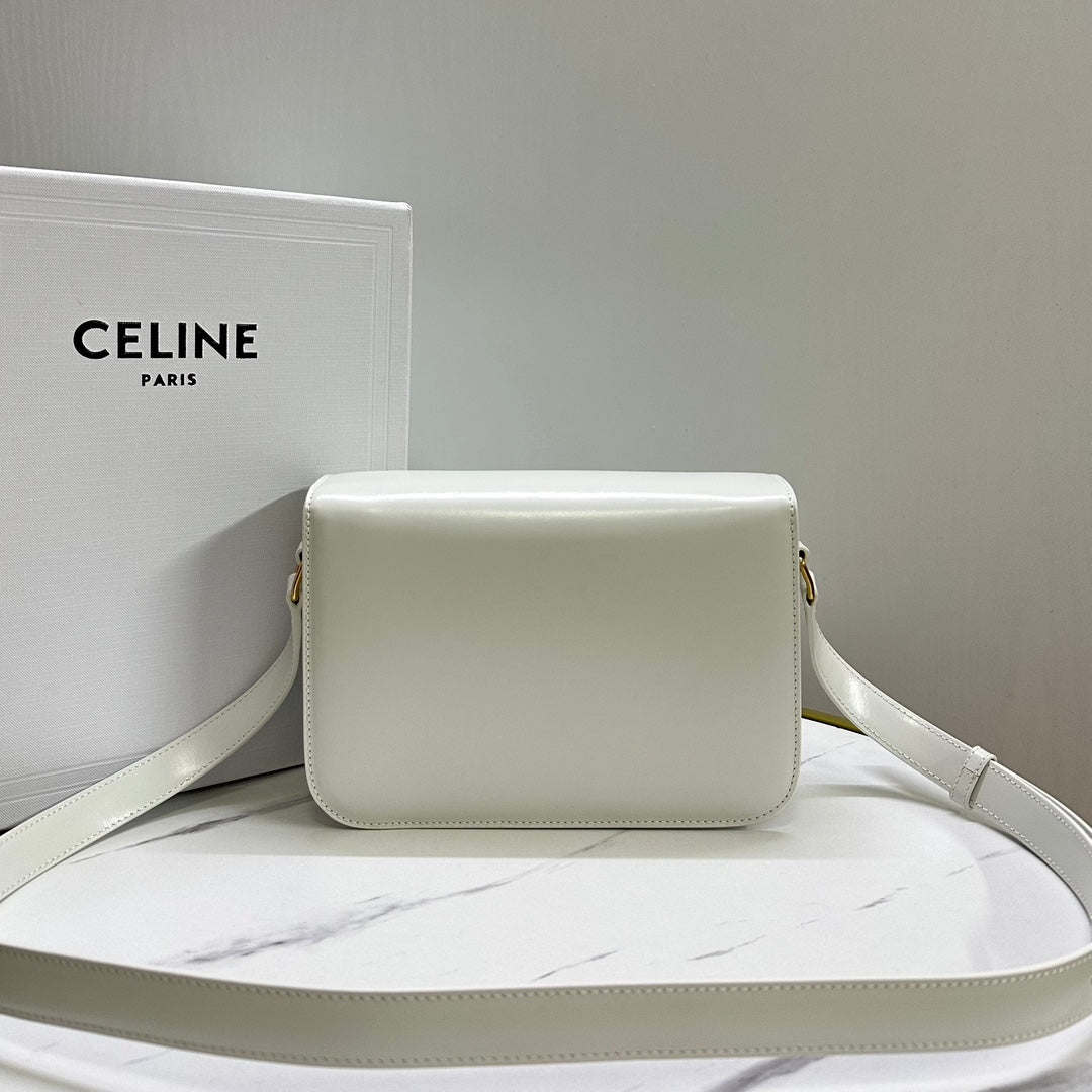 Triomphe Calfskin Shoulder Bag