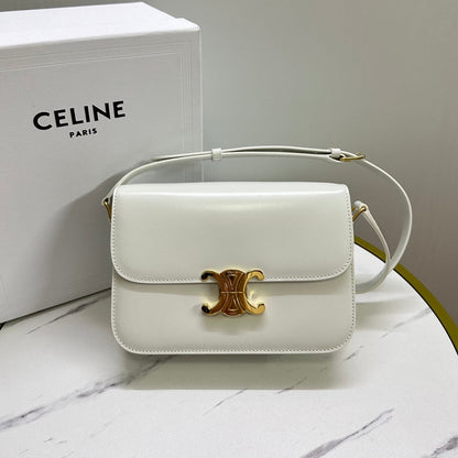 Triomphe Calfskin Shoulder Bag