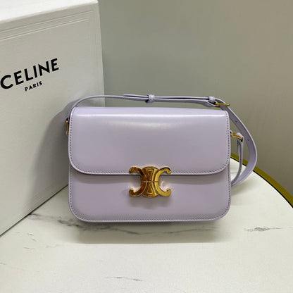 Triomphe Calfskin Shoulder Bag