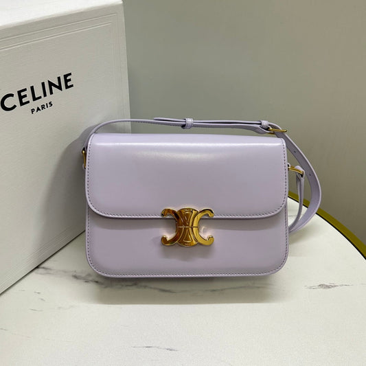 Triomphe Calfskin Shoulder Bag