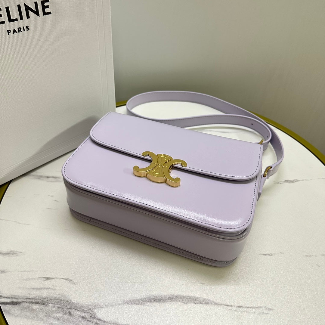 Triomphe Calfskin Shoulder Bag