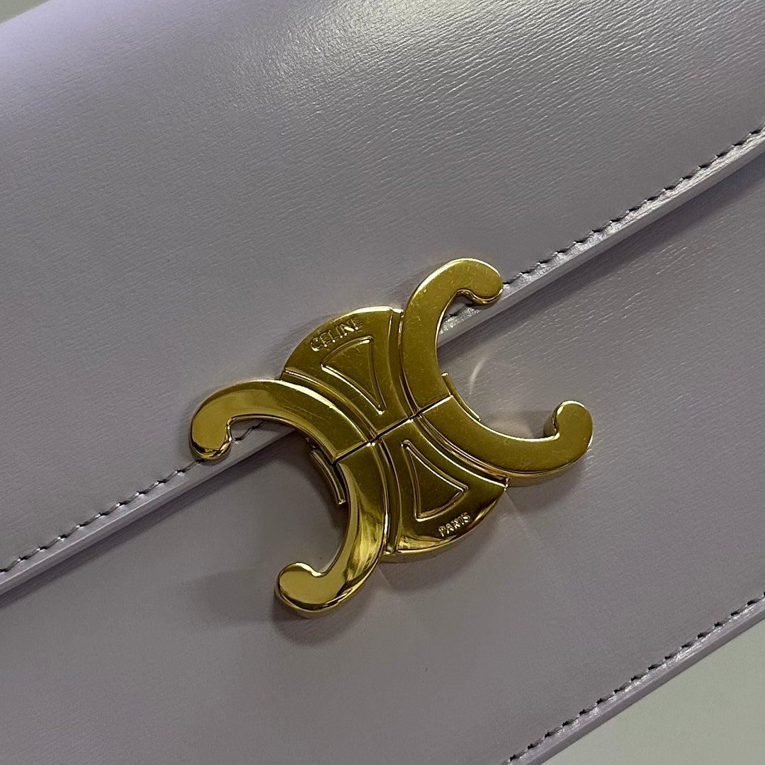 Triomphe Calfskin Shoulder Bag