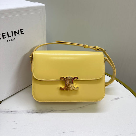 Triomphe Calfskin Shoulder Bag