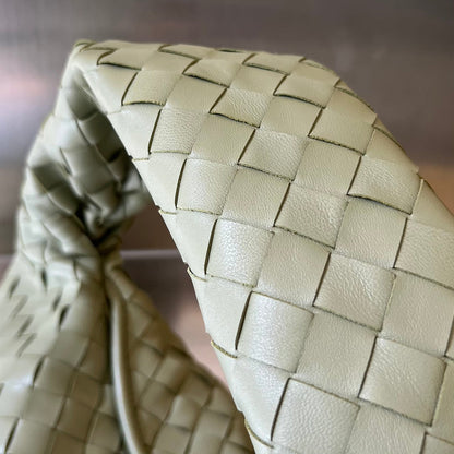 Small Hop Woven Leather Bag