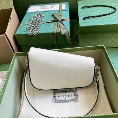 Horsebit 1955 Leather Mini Chain Shoulder Bag