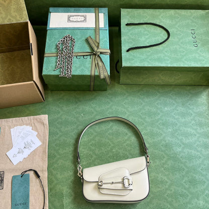Horsebit 1955 Leather Mini Chain Shoulder Bag