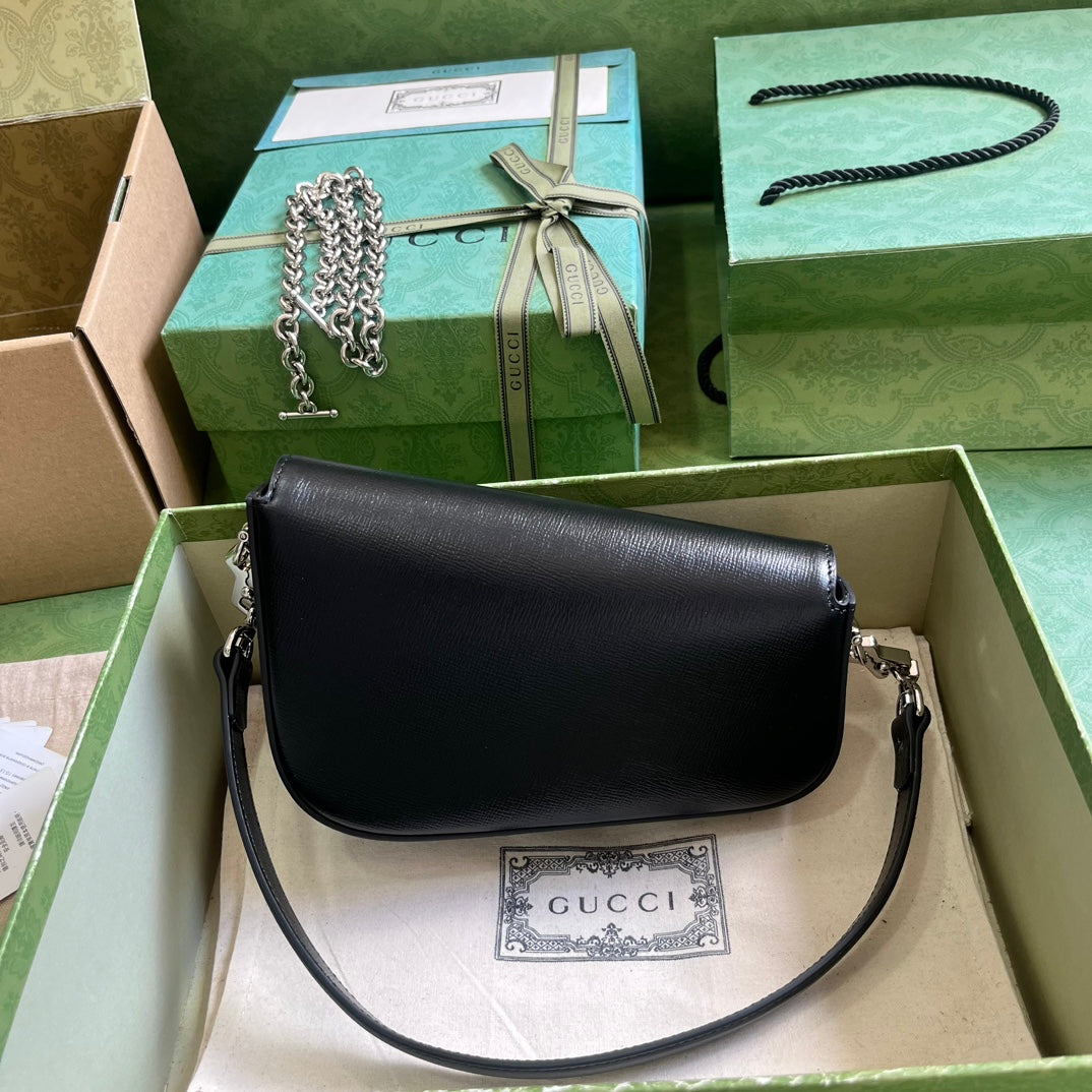 Horsebit 1955 Leather Mini Chain Shoulder Bag