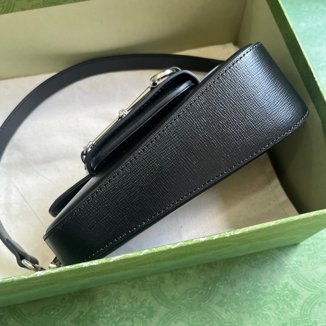 Horsebit 1955 Leather Mini Chain Shoulder Bag