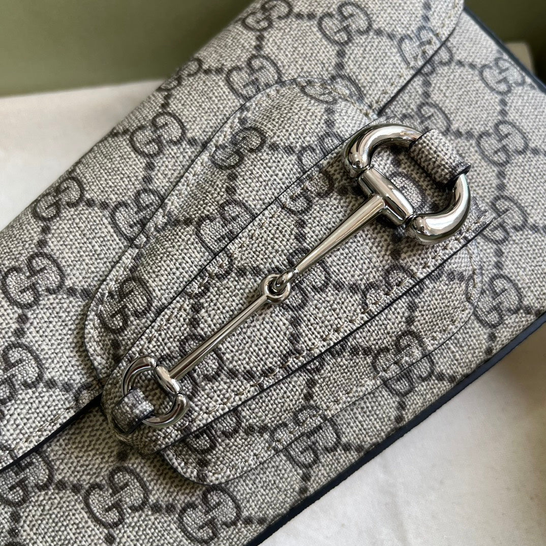 Horsebit 1955 Leather Mini Chain Shoulder Bag