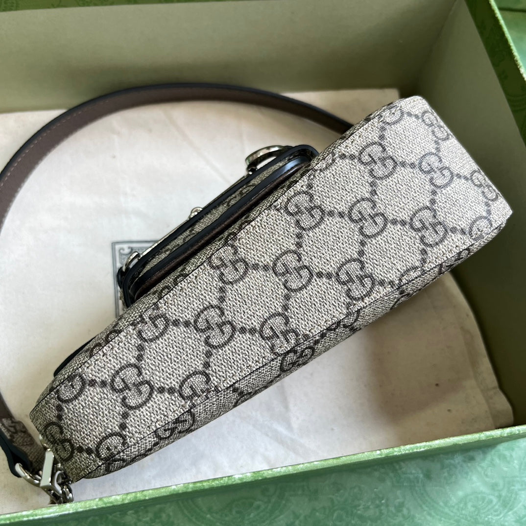 Horsebit 1955 Leather Mini Chain Shoulder Bag