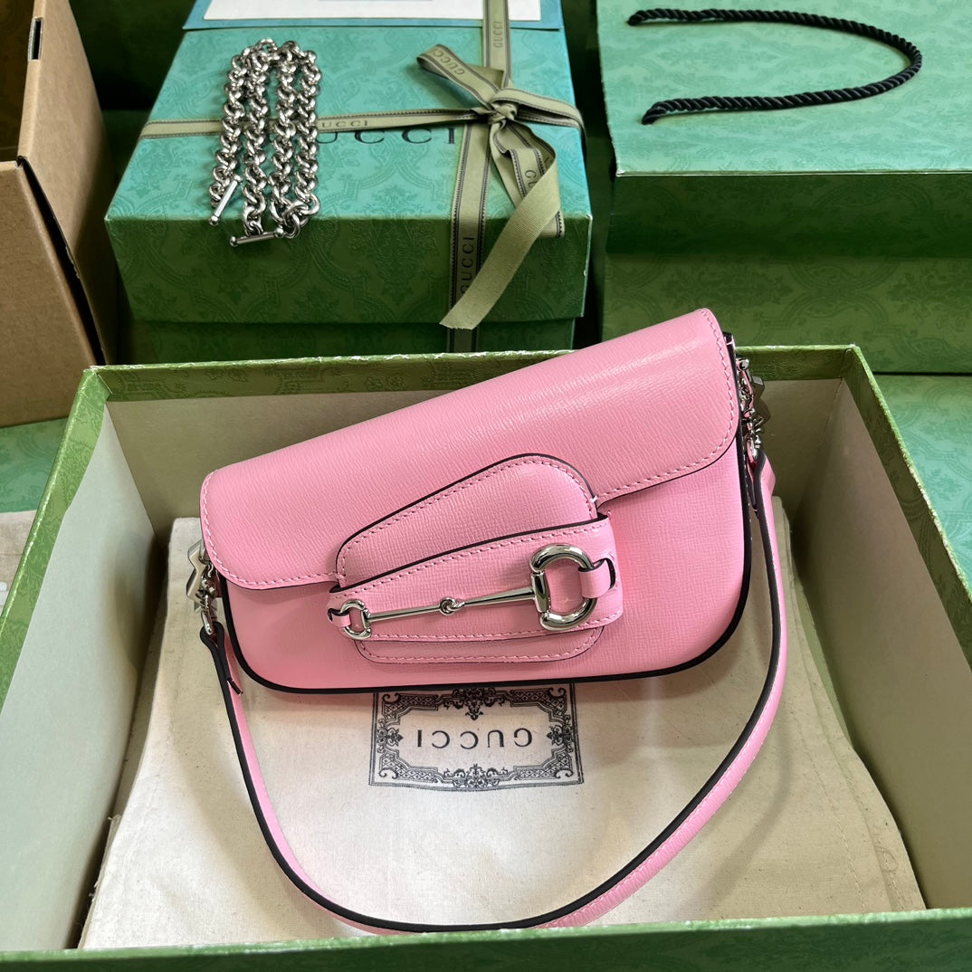 Horsebit 1955 Leather Mini Chain Shoulder Bag
