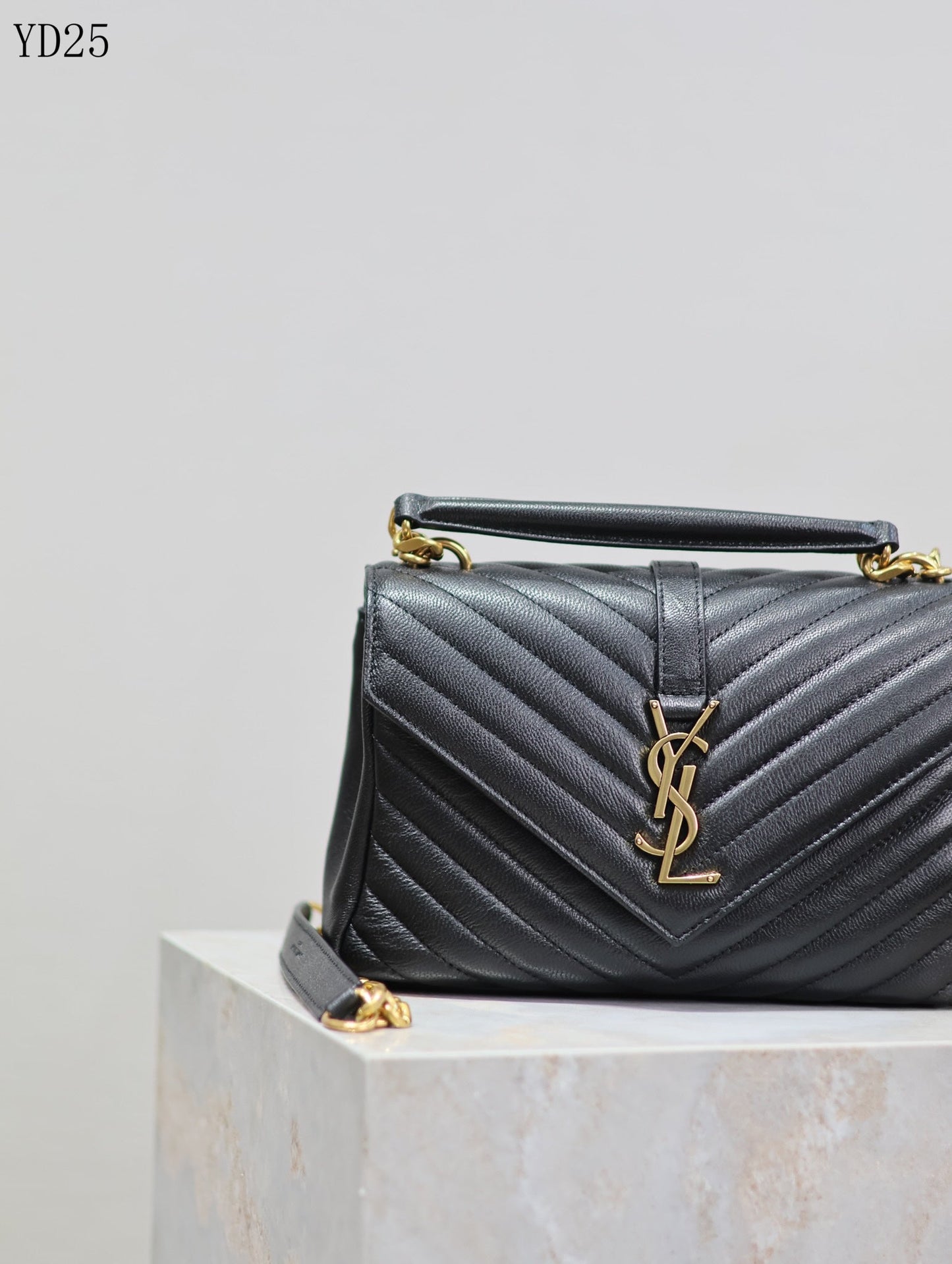 Quilted Leather Collage Bag
