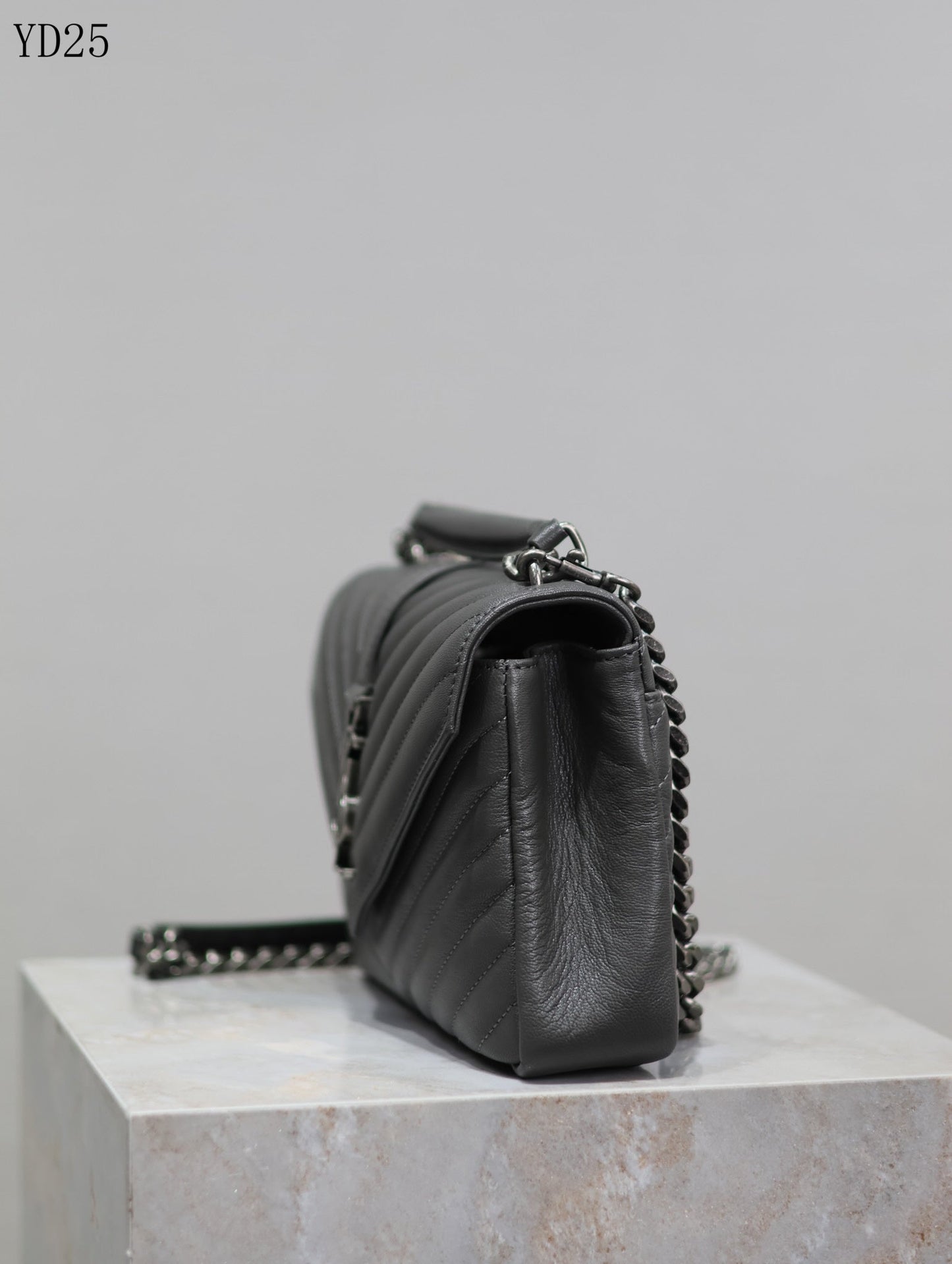 Quilted Leather Collage Bag