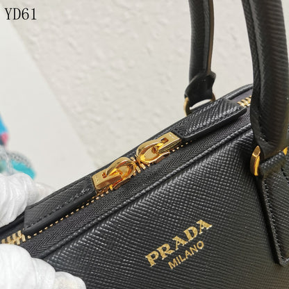 Saffiano Leather Top Handle Bag 32cm