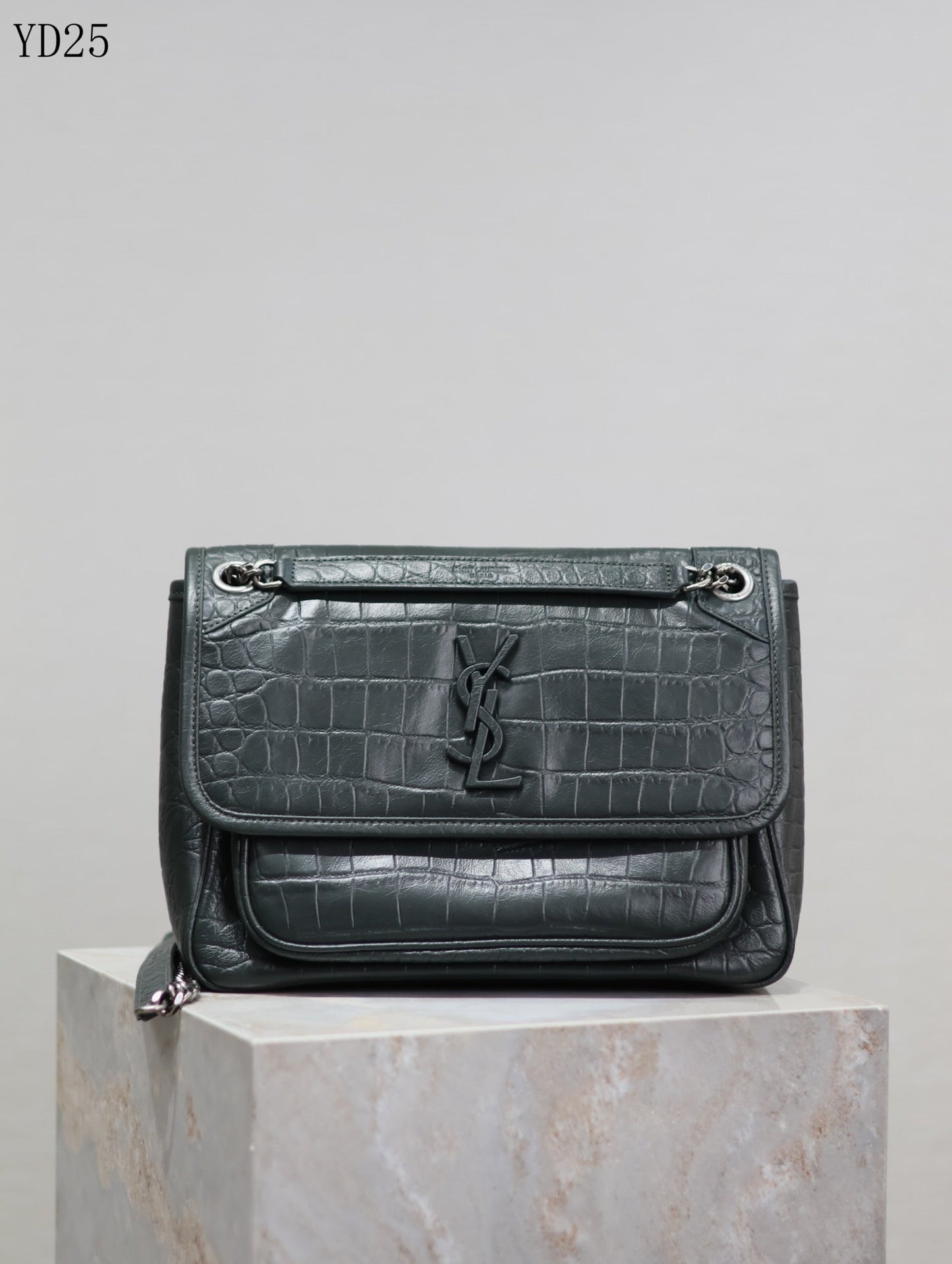 Niki Crocodile Leather Bag