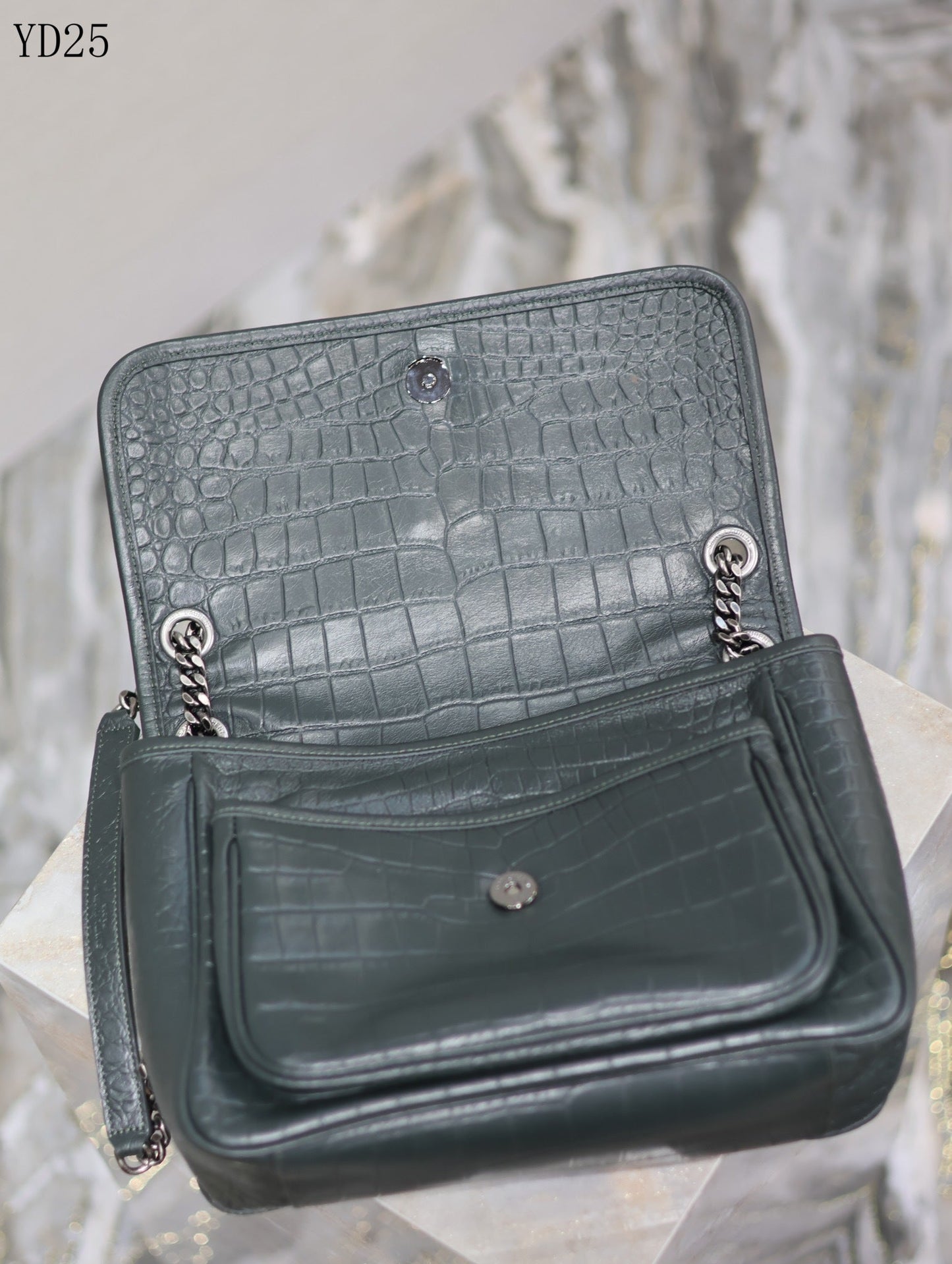 Niki Crocodile Leather Bag