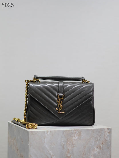 Quilted Leather Collage Bag