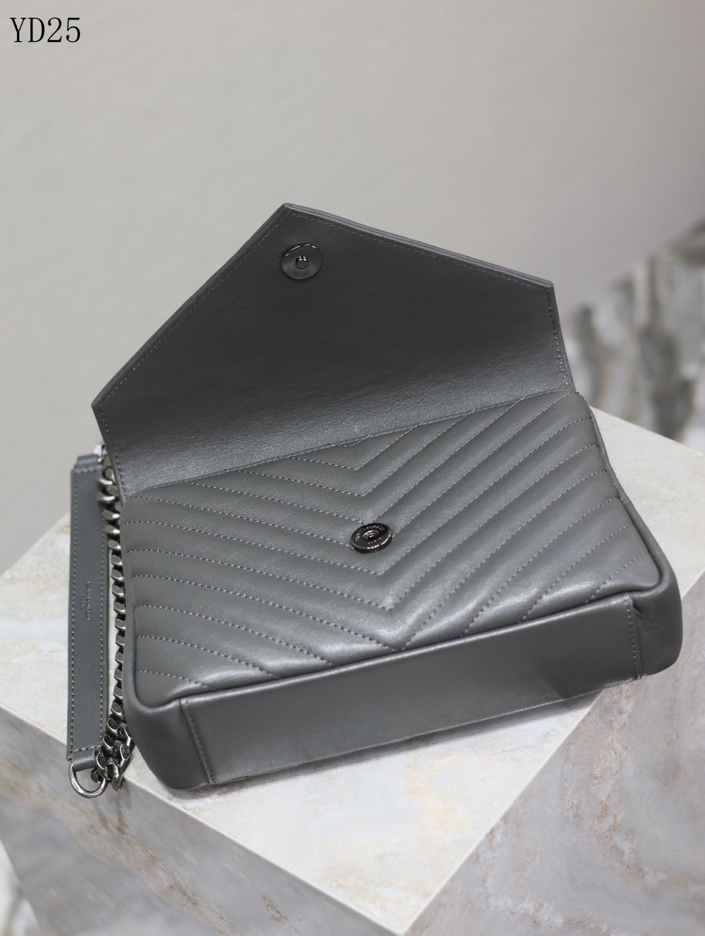 Quilted Leather Collage Bag