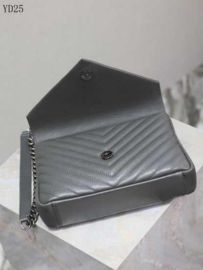 Quilted Leather Collage Bag
