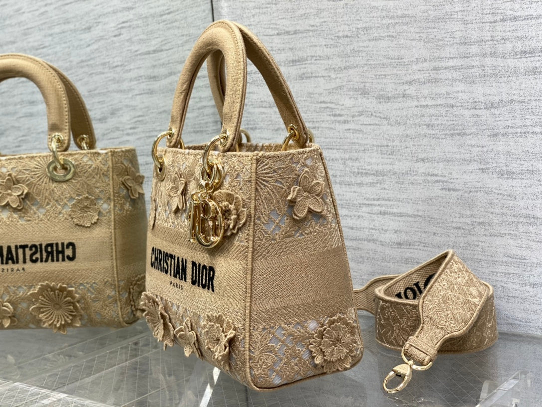 Embroidered Canvas Tote Bag