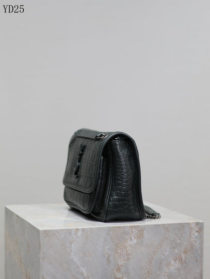 Niki Medium Patent Leather Shoulder Bag