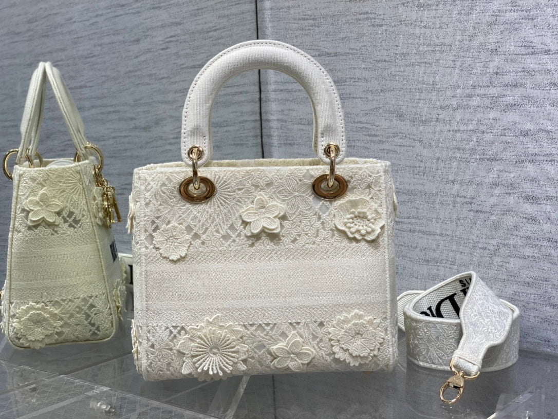 Embroidered Canvas Tote Bag