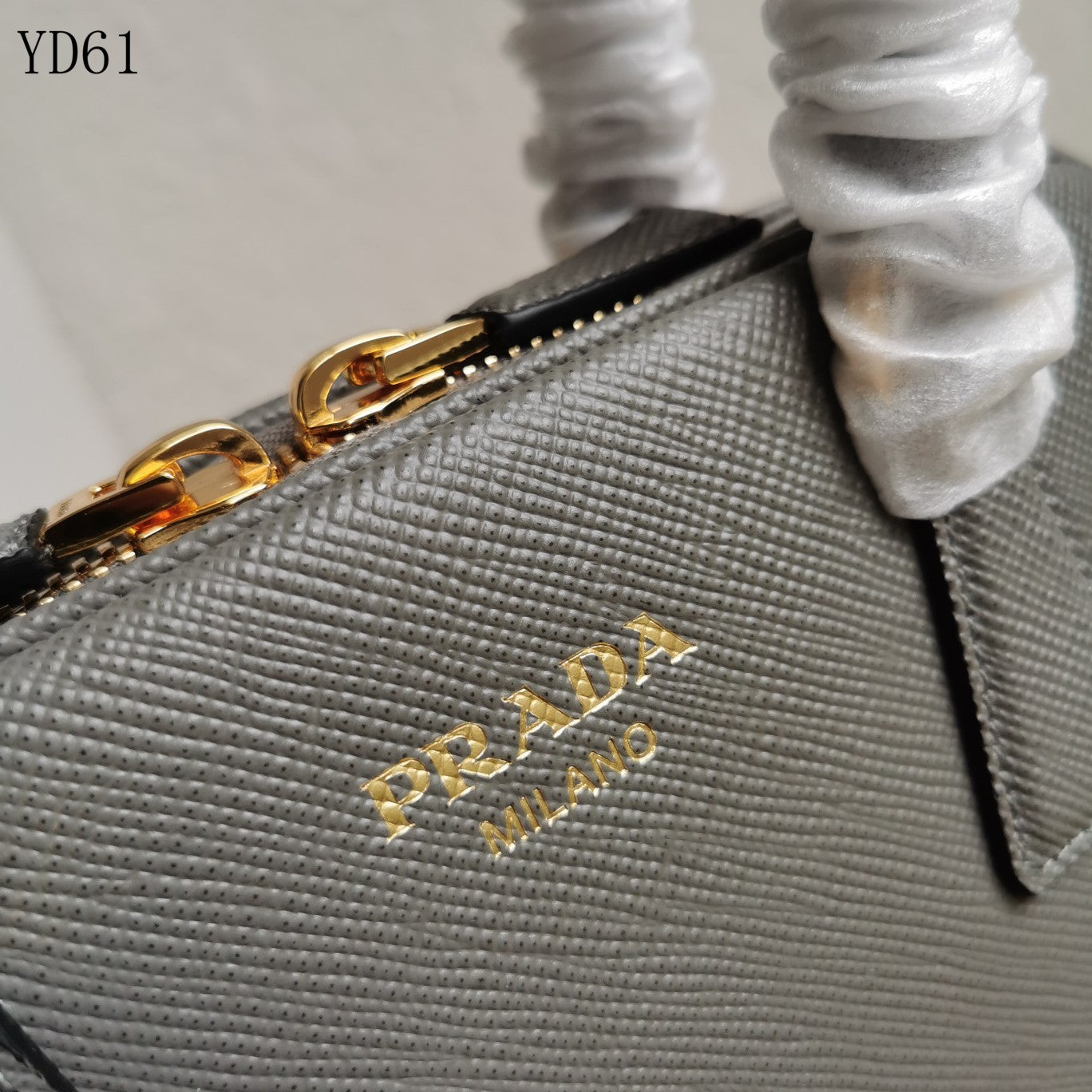 Saffiano Leather Top Handle Bag 32cm