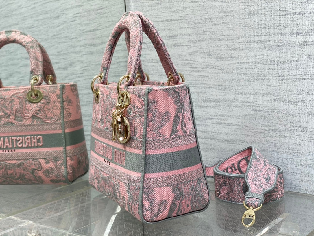 Embroidered Canvas Tote Bag
