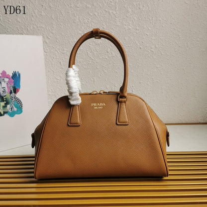 Saffiano Leather Top Handle Bag 32cm