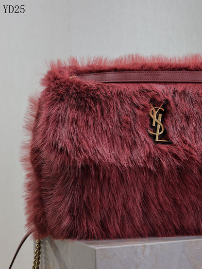 Niki Medium in Shearling Bag