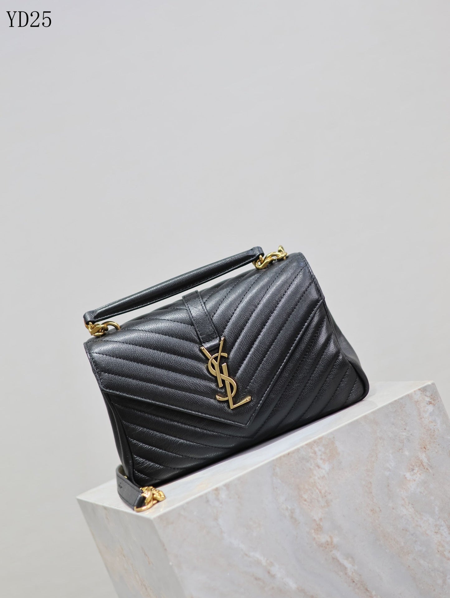 Quilted Leather Collage Bag