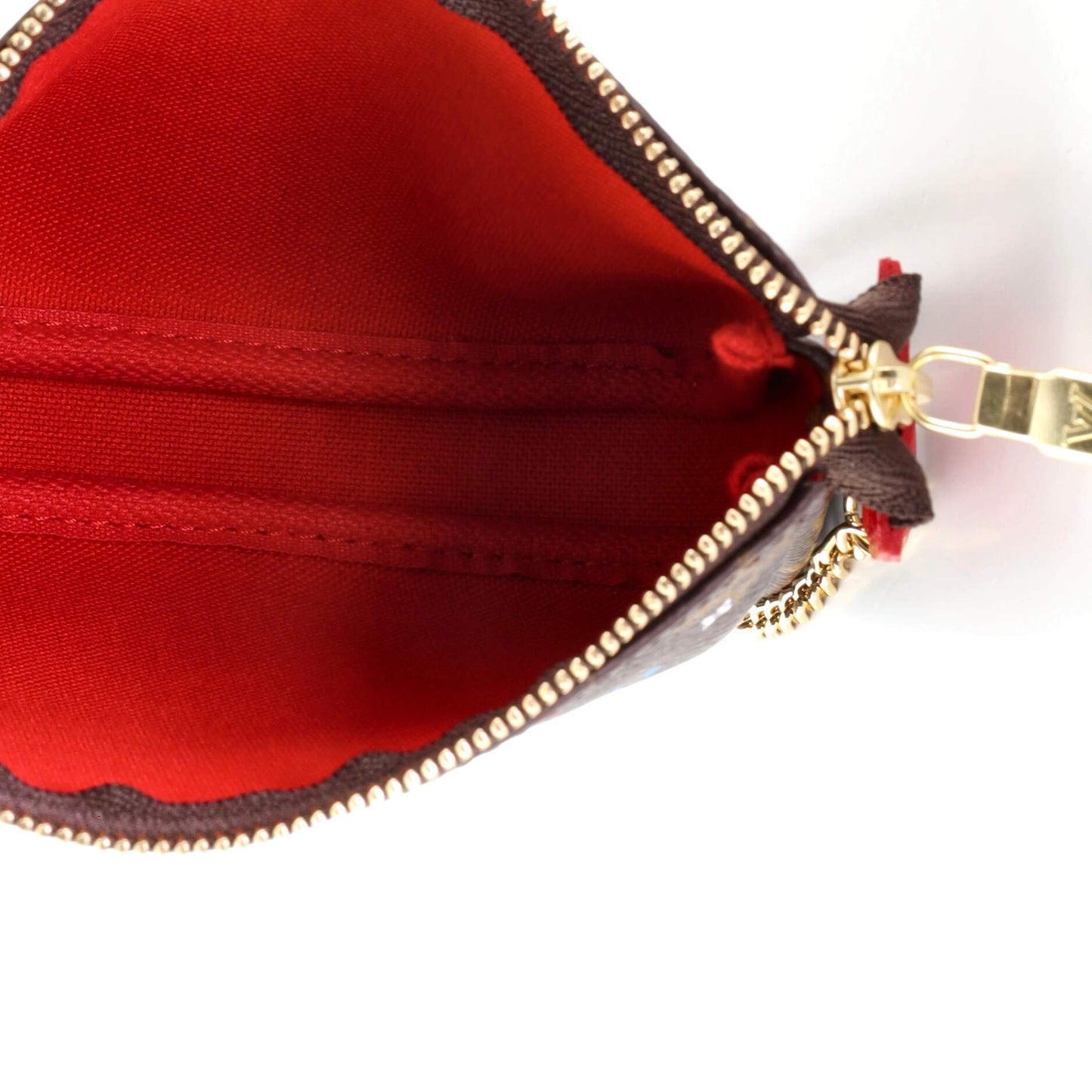 Louis Vuitton Mini Pochette Accessoires Limited Edition Vivienne Xmas Monogram Canvas