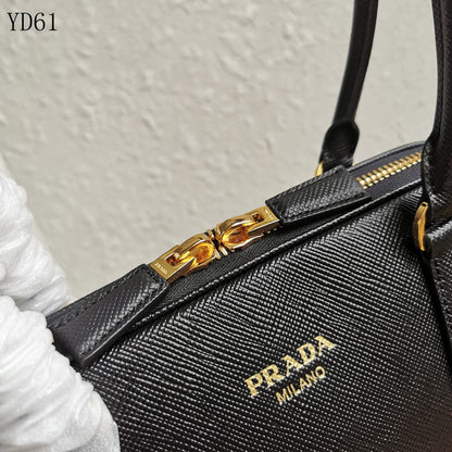 Saffiano Leather Top Handle Bag