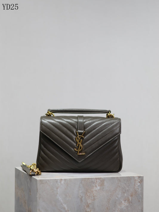 Quilted Leather Collage Bag