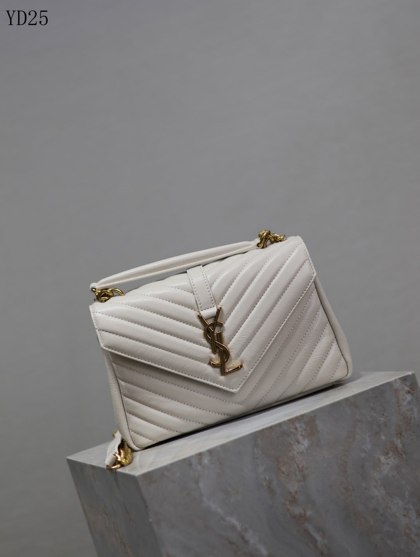 Quilted Leather Collage Bag