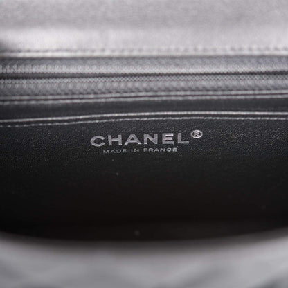 Chanel Mini Rectangular Flap Bag SO Black Lambskin Black Hardware