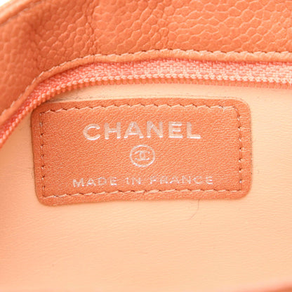Chanel CC Caviar Leather Pouch