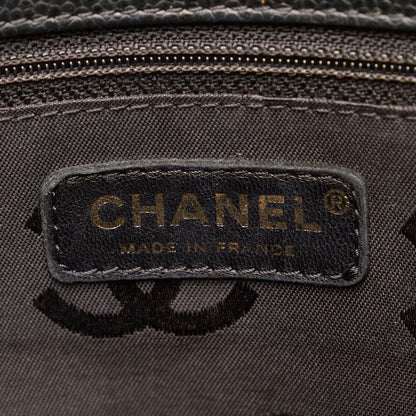 Chanel CC Caviar Leather Tote Bag